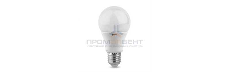 Лампа Gauss Elementary A60 10W 880lm 3000K Е27 LED 1/10/50