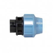 Переход на внутреннюю резьбу UNIDELTA 1004 - 110 x 3" (винтовой, для труб ПНД, резьба пластиковая)