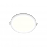 06-17 Светодиодная панель встраиваемая круглая 220В, 10Вт, 800Лм, CRI:80Ra, Ф120/85,алюминиевый корпус, встроенный изолированный драйвер, 2700К